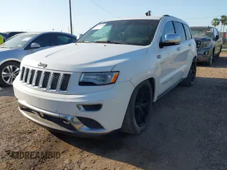 2015 Jeep Grand Cherokee Summit with VIN 1C4RJFJT5FC767687, listed as a IAAI auction lot 42015878 with 1 mi miles. Bid and sale history available at carsss.com. Image 6.