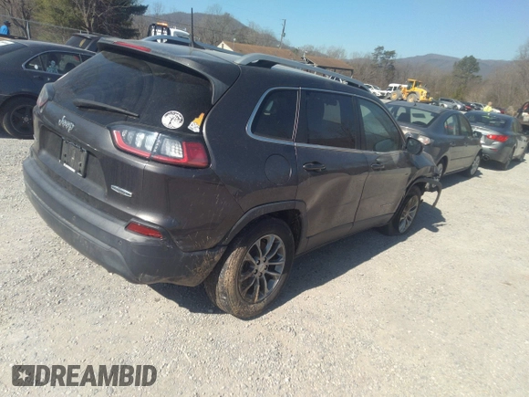 2019 Jeep Cherokee Latitude Plus with VIN 1C4PJMLX9KD413915, listed as a IAAI auction lot 41747608 with 50,390 mi miles and . Bid and sale history available at DreamBid. Image 4.