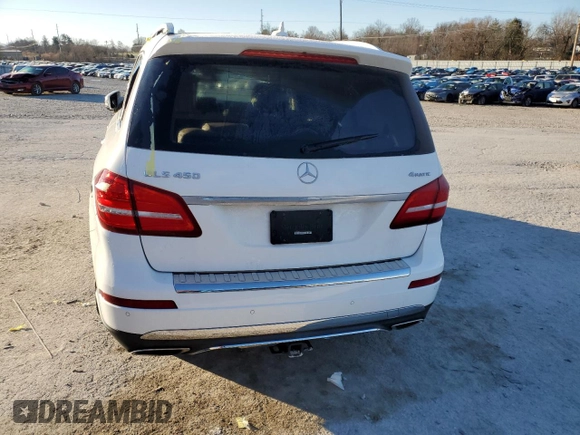 2019 Mercedes-Benz GLS 450 with VIN 4JGDF6EE2KB240595, listed as a Copart auction lot 79947333 with 62,053 mi miles and . Bid and sale history available at DreamBid. Image 6.