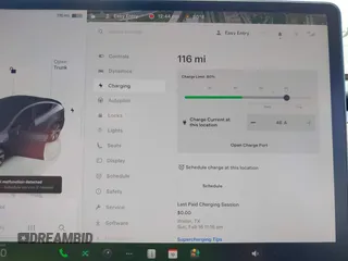 2024 Tesla Model Y with VIN 7SAYGDED2RF040745, listed as a IAAI auction lot 41986613 with 9,778 mi miles and . Bid and sale history available at DreamBid. Image 17.