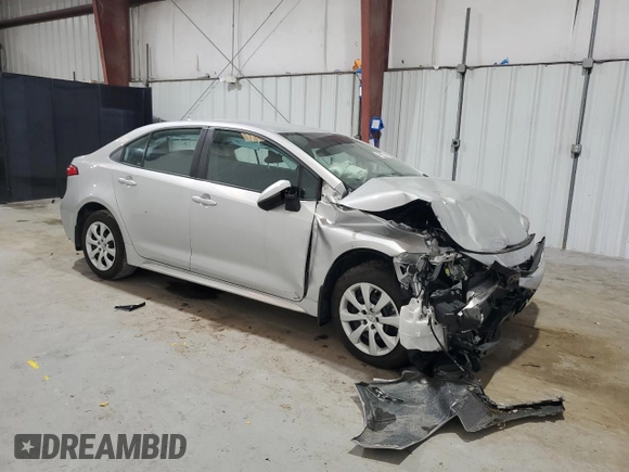 2024 Toyota Corolla LE with VIN 5YFB4MDE7RP217042, listed as a Copart auction lot 55244865 with Not provided miles and Salvage title. Bid and sale history available at DreamBid. Image 4.