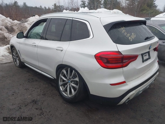 2018 BMW X3 xDrive30i with VIN 5UXTR9C5XJLC78985, listed as a IAAI auction lot 41727449 with 41,566 mi miles. Bid and sale history available at carsss.com. Image 3.