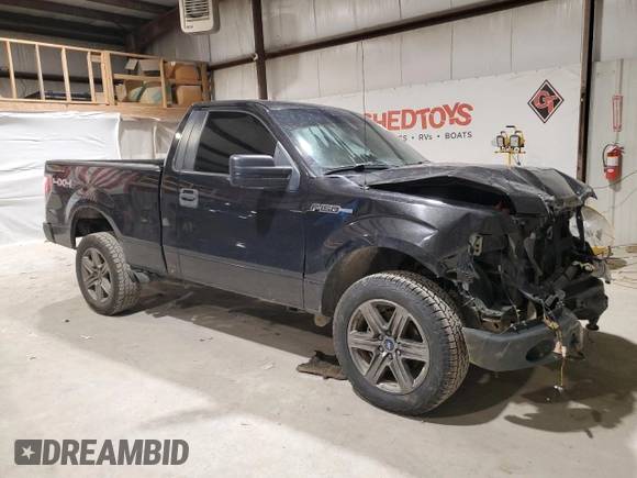 2011 Ford F-150 XL with VIN 1FTMF1EF7BFB43742, listed as a Copart auction lot 87248424 with 164,668 mi miles and Salvage title. Bid and sale history available at DreamBid. Image 4.