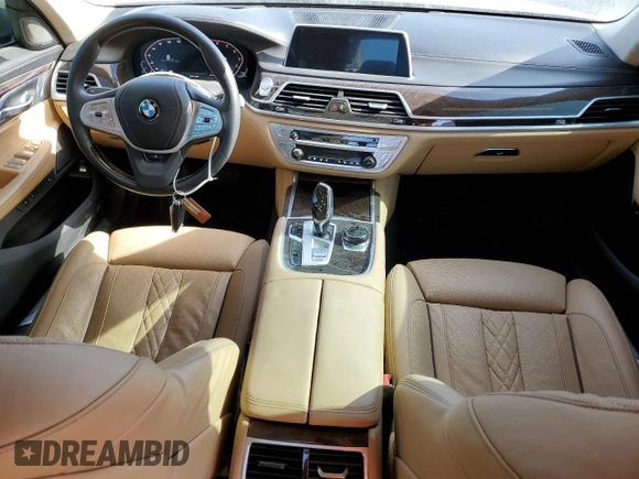 2022 BMW 7 Series 750i xDrive with VIN WBA7U2C08NCK23657, listed as a Copart auction lot 54202285 with 26,532 mi miles and Salvage title. Bid and sale history available at DreamBid. Image 8.