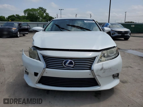 2013 Lexus ES 300h with VIN JTHBW1GG9D2029389, listed as a Copart auction lot 54676145 with Not Provided miles and Salvage Title. Bid and sale history available at DreamBid. Image 5.