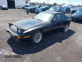 1983 Porsche 944 with VIN WP0AA0948DN454643, listed as a IAAI auction lot 42029419 with 1 mi miles. Bid and sale history available at carsss.com. Image 2.