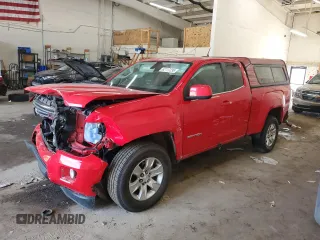 2016 GMC Canyon 2WD SLE with VIN 1GTH5CE33G1340174, listed as a Copart auction lot 62117235 with 110,909 mi miles and Salvage title. Bid and sale history available at DreamBid. Image 1.