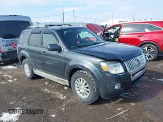 2010 Mercury Mariner Premier with VIN 4M2CN9HG6AKJ27176, listed as a IAAI auction lot 41607396 with 131,213 mi miles. Bid and sale history available at carsss.com. Image 1.