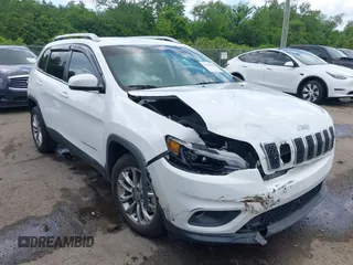 2021 Jeep Cherokee Latitude Lux with VIN 1C4PJLMXXMD239400, listed as a IAAI auction lot 42156023 with 80,304 mi miles and . Bid and sale history available at DreamBid. Image 1.