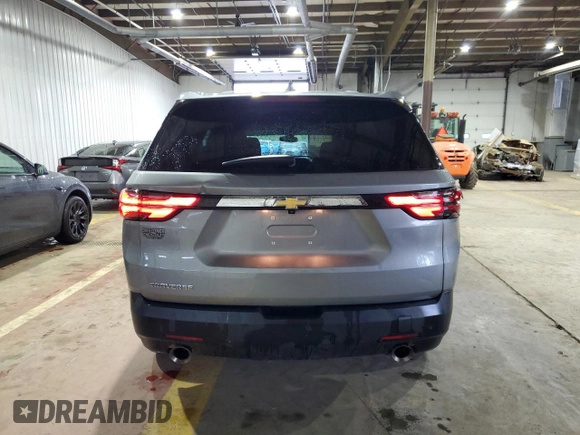 2023 Chevrolet Traverse LS with VIN 1GNERFKWXPJ117371, listed as a Copart auction lot 55616005 with 30,622 mi miles and Salvage title. Bid and sale history available at DreamBid. Image 6.