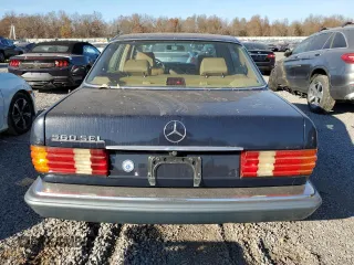 1986 Mercedes-Benz 560 with VIN WDBCA39DXGA233159, listed as a Copart auction lot 78498894 with 96,308 mi miles and Salvage Title. Bid and sale history available at DreamBid. Image 6.