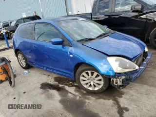 2004 Honda Civic Si with VIN SHHEP335X4U504930, listed as a Copart auction lot 86808894 with 280,060 mi miles and Salvage Title. Bid and sale history available at DreamBid. Image 4.
