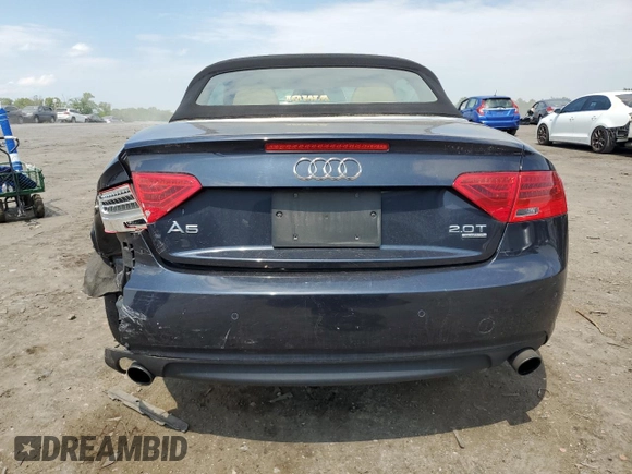 2014 Audi A5 Premium Plus z VIN WAULFAFH2EN014469, wystawiony jako Copart lot #55286105 z przebiegiem 83 532 mil mil oraz Szkoda całkowita • Salvage title. Historia ofert i sprzedaży dostępna na DreamBid. Obrazek 6.
