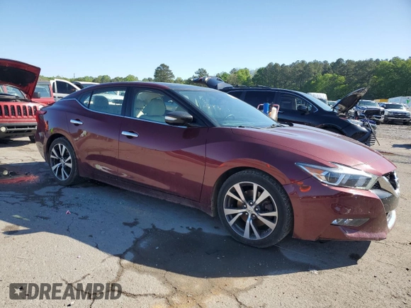 2017 Nissan Maxima SL with VIN 1N4AA6AP1HC370390, listed as a Copart auction lot 52683855 with 156,933 mi miles and Salvage title. Bid and sale history available at DreamBid. Image 4.