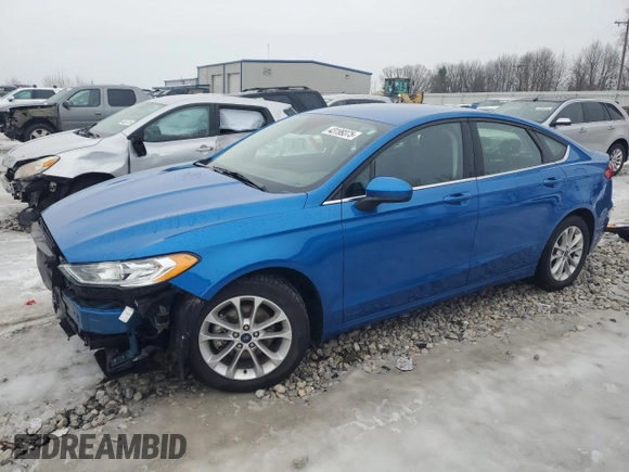 2020 Ford Fusion SE with VIN 3FA6P0HD5LR145963, listed as a Copart auction lot 43199375 with 22,930 mi miles and Salvage Title. Bid and sale history available at carsss.com. Image 1.