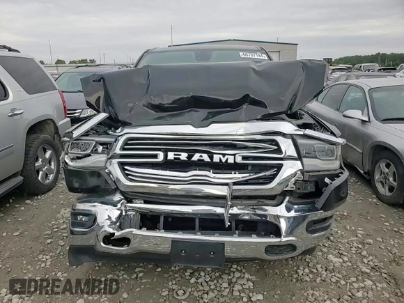 2020 Ram 1500 Laramie with VIN 1C6SRFDT8LN121976, listed as a Copart auction lot 66707184 with 80,004 mi miles and Salvage Title. Bid and sale history available at carsss.com. Image 11.