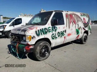 2006 Ford Econoline Cargo with VIN 1FTNE24L56HB45536, listed as a Copart auction lot 76297214 with 233,997 mi miles and Salvage Title. Bid and sale history available at carsss.com. Image 1.