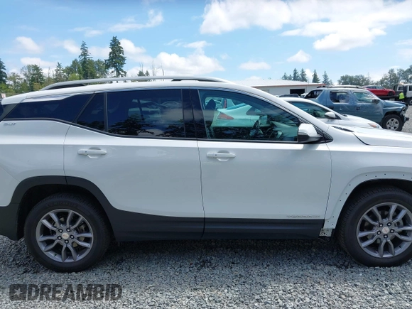 2023 GMC Terrain SLT with VIN 3GKALVEG5PL109294, listed as a IAAI auction lot 42573503 with 56,631 mi miles and . Bid and sale history available at DreamBid. Image 14.