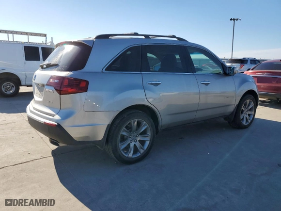 2012 Acura MDX Advance Pkg with VIN 2HNYD2H64CH545527, listed as a Copart auction lot 45694645 with 144,207 mi miles and Salvage Title. Bid and sale history available at carsss.com. Image 3.