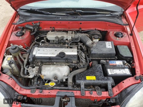 2005 Hyundai Accent GLS with VIN KMHCG45C15U596671, listed as a Copart auction lot 74834004 with 0 mi miles and Salvage Title. Bid and sale history available at carsss.com. Image 11.