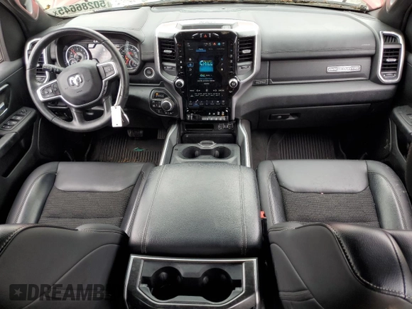 2022 Ram 1500 Big Horn with VIN 1C6SRFFT5NN308429, listed as a Copart auction lot 50286645 with 49,221 mi miles and Salvage title. Bid and sale history available at DreamBid. Image 8.
