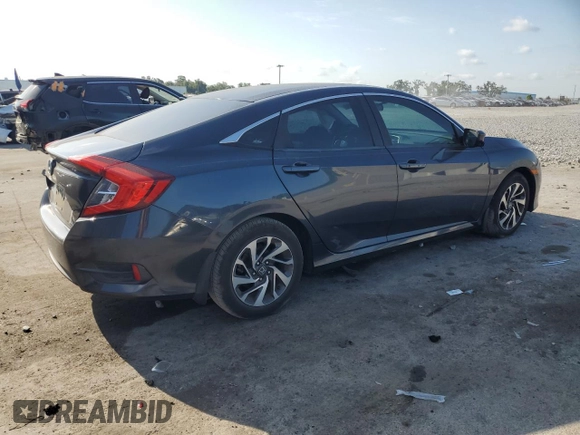 2016 Honda Civic Sedan EX with VIN 19XFC2F75GE026631, listed as a Copart auction lot 54160485 with 86,965 mi miles and Salvage Title. Bid and sale history available at carsss.com. Image 3.