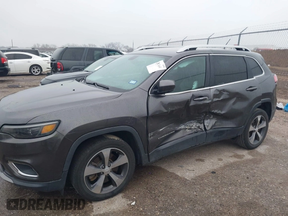 2019 Jeep Cherokee Limited with VIN 1C4PJLDB9KD275094, listed as a IAAI auction lot 41533660 with 75,361 mi miles and . Bid and sale history available at DreamBid. Image 6.