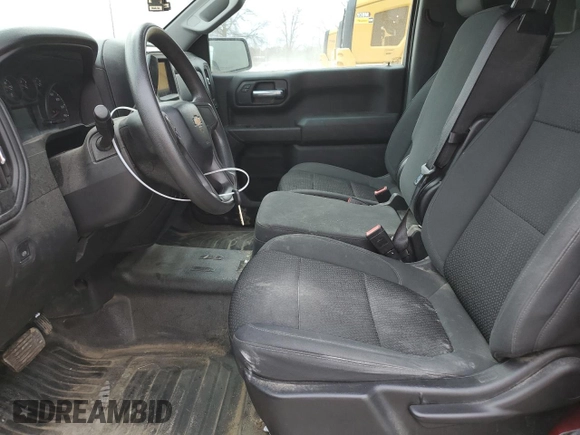 2020 Chevrolet Silverado 1500 Work Truck with VIN 3GCNWAEF7LG281916, listed as a Copart auction lot 44755725 with 128,304 mi miles and Salvage Title. Bid and sale history available at DreamBid. Image 7.