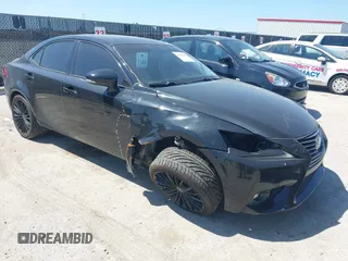 2015 Lexus IS 250 with VIN JTHBF1D21F5047167, listed as a IAAI auction lot 41952132 with 128,239 mi miles. Bid and sale history available at carsss.com. Image 1.