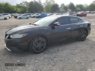 2021 Nissan Maxima SV z VIN 1N4AA6CV5MC514402, wystawiony jako Copart lot #56296955 z przebiegiem 59 428 mil mil oraz Szkoda całkowita • Salvage title. Historia ofert i sprzedaży dostępna na DreamBid. Obrazek 1.