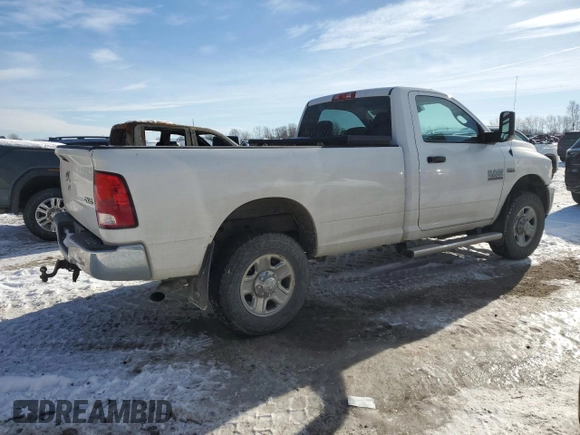 2018 Ram 2500 Tradesman with VIN 3C6MR5AJ3JG364025, listed as a Copart auction lot 42333365 with 48,052 mi miles and Salvage Title. Bid and sale history available at carsss.com. Image 3.