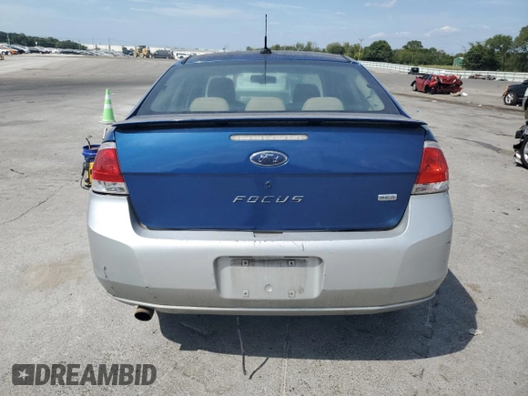 2009 Ford Focus SES with VIN 1FAHP36N19W205054, listed as a Copart auction lot 67708114 with 345,201 mi miles and Salvage Title. Bid and sale history available at carsss.com. Image 6.