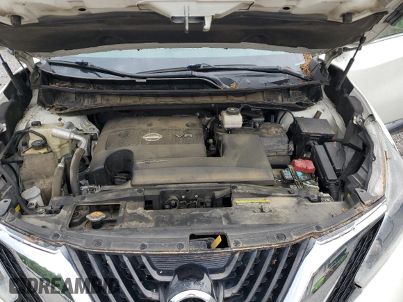 2018 Nissan Murano SL z VIN 5N1AZ2MG9JN128671, wystawiony jako Copart lot #54950575 z przebiegiem 100 712 mil mil oraz Szkoda całkowita • Salvage title. Historia ofert i sprzedaży dostępna na DreamBid. Obrazek 12.