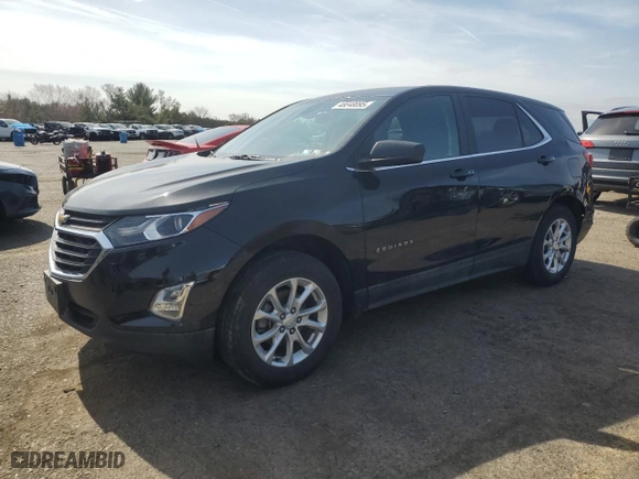 2021 Chevrolet Equinox LT with VIN 2GNAXUEV4M6158373, listed as a Copart auction lot 48840095 with 76,417 mi miles and Salvage Title. Bid and sale history available at carsss.com. Image 1.