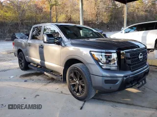 2023 Nissan Titan SV with VIN 1N6AA1ED8PN106127, listed as a Copart auction lot 82214774 with 39,089 mi miles and Salvage title. Bid and sale history available at DreamBid. Image 4.