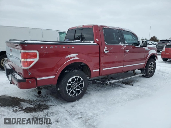 2013 Ford F-150 XL with VIN 1FTFW1EF8DFB67401, listed as a Copart auction lot 47782615 with 175,377 mi miles and Salvage Title. Bid and sale history available at carsss.com. Image 3.