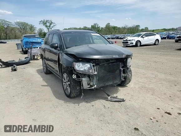 2016 Jeep Compass Sport SE with VIN 1C4NJCBA8GD649929, listed as a Copart auction lot 55960165 with 109,601 mi miles and Salvage title. Bid and sale history available at DreamBid. Image 14.