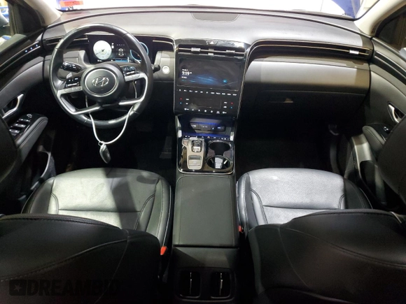 2022 Hyundai Tucson Limited with VIN 5NMJECAE5NH108333, listed as a Copart auction lot 48291345 with 49,834 mi miles and Salvage Title. Bid and sale history available at carsss.com. Image 8.