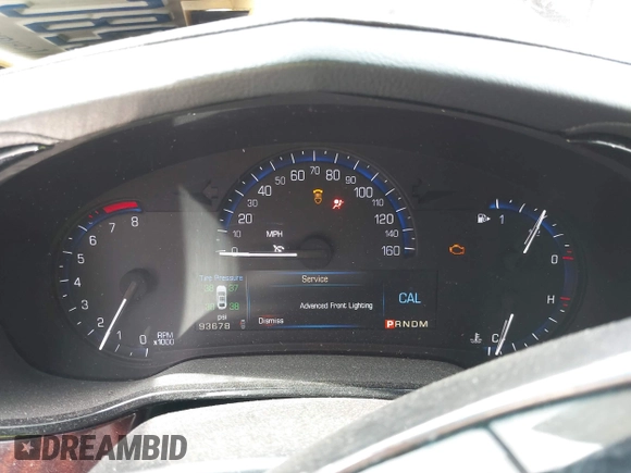 2015 Cadillac CTS Luxury AWD with VIN 1G6AX5SX5F0129130, listed as a IAAI auction lot 42147471 with 93,678 mi miles and . Bid and sale history available at DreamBid. Image 15.