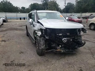 2020 Nissan Armada SL with VIN JN8AY2ND3LX017458, listed as a Copart auction lot 69870064 with 114,191 mi miles and Salvage Title. Bid and sale history available at carsss.com. Image 12.