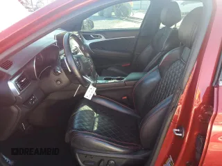 2019 Genesis G70 Advanced with VIN KMTG34LE1KU012126, listed as a Copart auction lot 81837404 with 73,898 mi miles and Non Repairable. Bid and sale history available at DreamBid. Image 7.