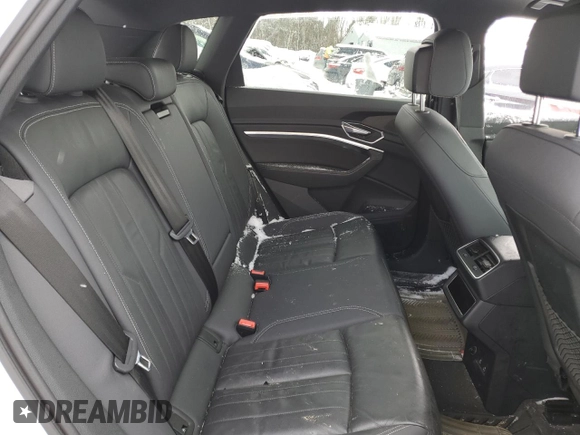 2022 Audi e-tron Premium with VIN WA1AAAGE6NB042543, listed as a Copart auction lot 44607415 with 143,781 mi miles and Salvage Title. Bid and sale history available at carsss.com. Image 11.