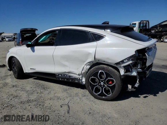 2023 Ford Mustang Mach-E GT with VIN 3FMTK4SE2PMA58332, listed as a Copart auction lot 61343265 with 9,754 mi miles and Salvage title. Bid and sale history available at DreamBid. Image 2.