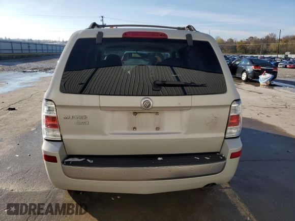2009 Mercury Mariner Premier with VIN 4M2CU87769KJ05186, listed as a Copart auction lot 79119494 with 200,305 mi miles and Non Repairable. Bid and sale history available at carsss.com. Image 6.