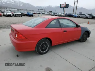 2005 Honda Civic Cpe VP with VIN 1HGEM22105L008523, listed as a Copart auction lot 51151255 with 124,132 mi miles and Salvage Title. Bid and sale history available at carsss.com. Image 3.