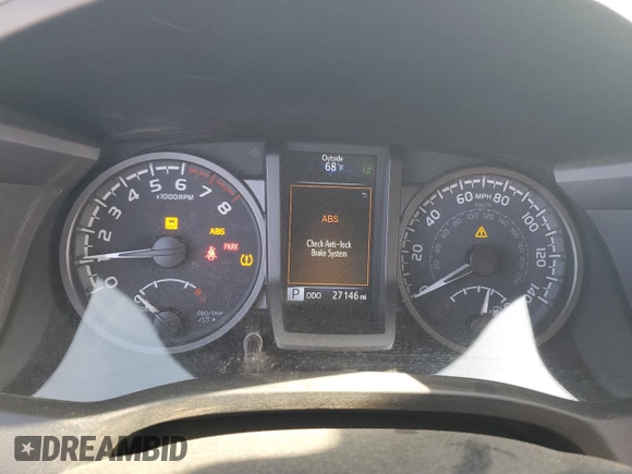 2023 Toyota Tacoma SR with VIN 3TMCZ5AN3PM645372, listed as a Copart auction lot 59917365 with 27,146 mi miles and Salvage title. Bid and sale history available at DreamBid. Image 9.