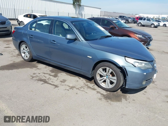 2010 BMW 5 Series 528i with VIN WBANU5C56AC128660, listed as a IAAI auction lot 41691585 with Not Provided miles and . Bid and sale history available at carsss.com. Image 1.