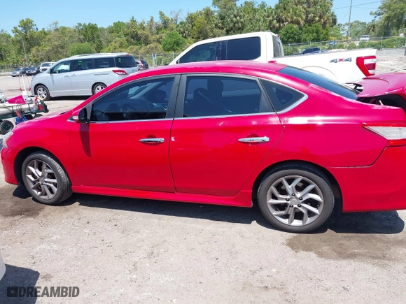 2015 Nissan Sentra S with VIN 3N1AB7AP0FY293287, listed as a IAAI auction lot 42022416 with 122,695 mi miles. Bid and sale history available at carsss.com. Image 14.