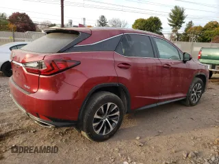 2022 Lexus RX with VIN 2T2HZMDA3NC314169, listed as a Copart auction lot 78298084 with 28,833 mi miles and Salvage Title. Bid and sale history available at carsss.com. Image 3.