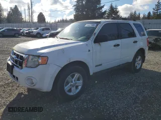 2008 Ford Escape Hybrid with VIN 1FMCU59H08KA95338, listed as a Copart auction lot 44437595 with 47,345 mi miles and Clean Title. Bid and sale history available at carsss.com. Image 1.